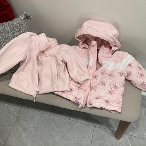 WonderKids coat w/ removable fleece jacket 18 mos